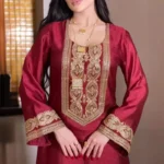 قفطان مغربي مطرز